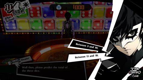 persona 5 royal dice game.